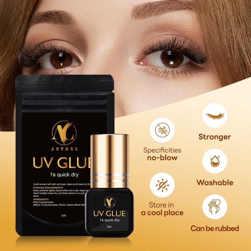 Lash Cluster Glue Waterproof 2-3 Weeks Long Lashting Individual Eyelash