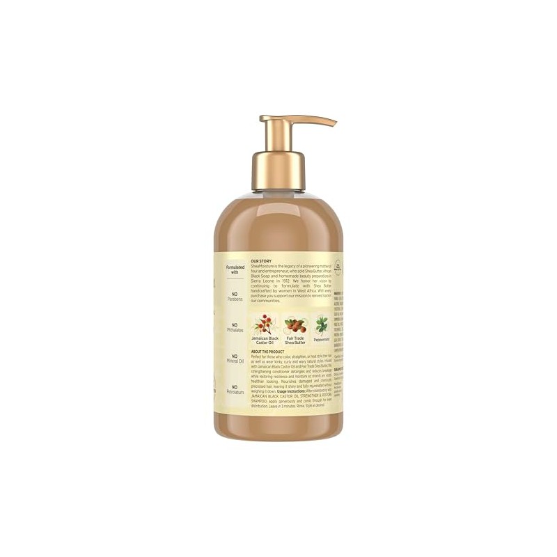 Shea Moisture Jamaican Black Castor Oil Strengthen & Restore Conditioner,
