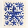 SeaKisses - Pack of 3 Swedish Dishcloths - Starfish, Coral,