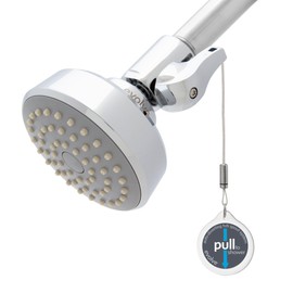 Evolve ShowerStart® TSV with 1-Spray Pattern 1.25 GPM 3.25 in. Wall Mount Fixed Shower Head in Chrome
