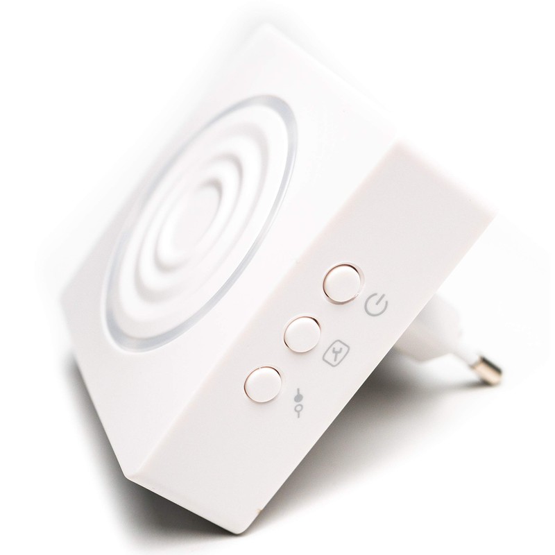 Indoor Siren Pluggable to Power Sends Sound and Light Acoustic