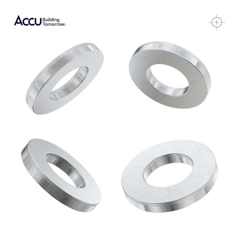 Accu - M8 x 16mm Form A Flat Washers (DIN