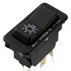 GoaMotors 1661234C1 Headlight Rocker Switch 3 Position 5 Pin Compatible