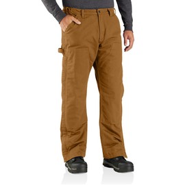 Loose Fit Washed Duck Insulated Pant Carhartt Brown