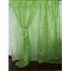 2 Juego De Cortinas Encaje 2m Alto X 2.50 M