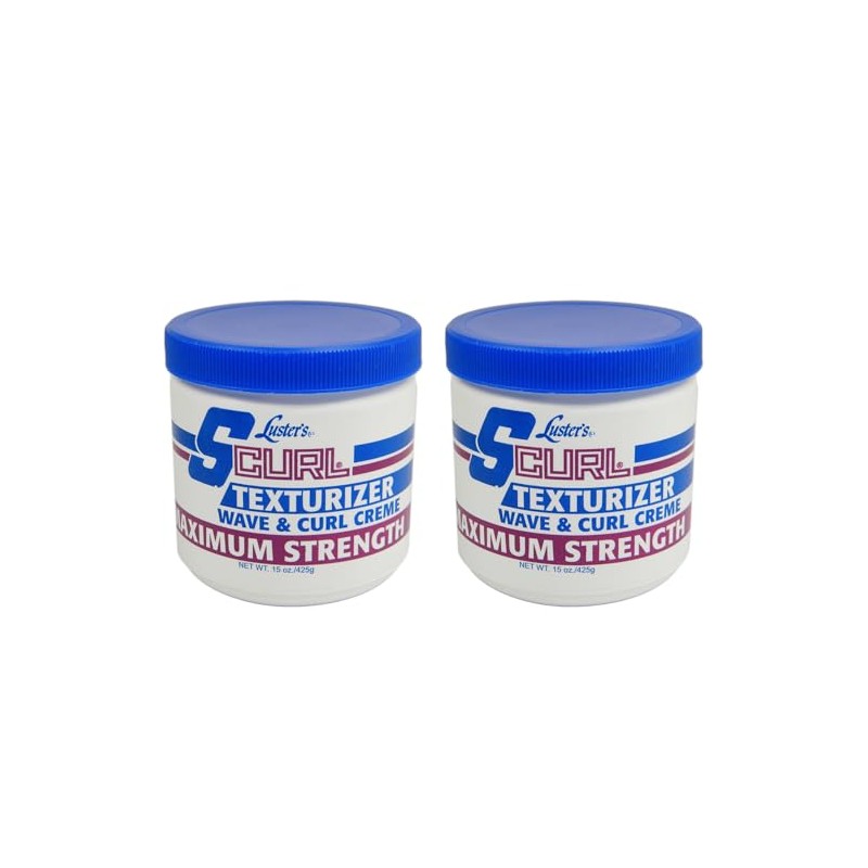 Luster S Curl Texturizer Maximum Strength, 15 Ounce, Pack of