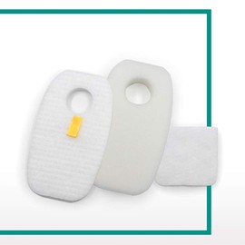 Eztronics 3 Pack For Shark Rocket DuoClean HV380 HV380C HV380W HV381 HV381C HV382 HV382BRN HV383 HV384Q Filter Kit, 6 Pre-Filters and 3 Post-Filters Replacement Part XFFH380 XPSTFH380 (3 Foam+3 Felt)