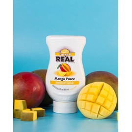 Reàl Infused Exotics Tea Flavoring Syrup - Mango, Peach, Raspberry (Pack of 3, 16.9 FL OZ Bottles)