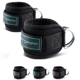 Fitgriff® Ankle Straps V3 (Cyan)