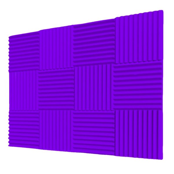6/12/24/48PCS 12"X12"X1" Acoustic Foam Panel Wedge Studio Soundproofing Wall Tiles