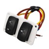 Marine Toilet Switch Panel, DC12 24V Marine Toilet Control Panel