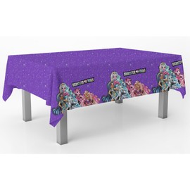 BeenSmile, Moster High 120 x 180 cm Table Cloth Decoration for Birthday, Children's Party, Celebration and Birthday, Pack of 1