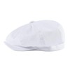 BOTVELA Men's 8 Piece Newsboy Flat Cap 100% Cotton Gatsby