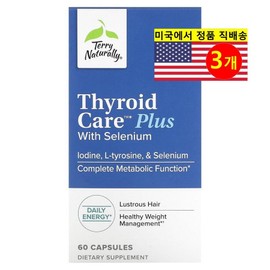 TerriNaturally Thyroid Care Plus Capsules 60 tablets, 3 pcs / 테리네츄럴리 싸이로이드 케어 플러스 캡슐 60정, 3개