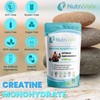 Creatine Monohydrate 1000mg Pure Supplements Gain Muscle & Build Strength