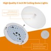 RVZONE RV Lights Interior, 5 Inch RV LED Ceiling Puck
