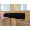 Stormguard 06SR0170000BL Metal Letter Box Brush Cover Black, External Size