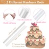 Cake Dowels Rods, 21 Pcs Cake Dowels with 3 Pcs