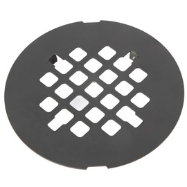 Artiwell 4-1/4” OD Snap-in Shower Drain Cover, Round Shower Drain Strainer Grid, Replacement Cover, Designed for Long-Lasting