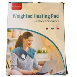 Comfytemp RED Weighted Heating Pad for Neck and Shoulders 19"x22" Washable
