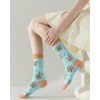 Angelteers 5 Pairs Cute Animal Crew Socks Fun Casual Cotton