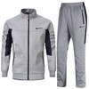 TBMPOY Men's Jersey Top and Bottom Sportswear Set, Sweatshirt, Running