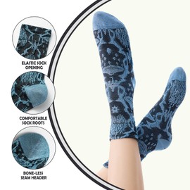 Gaoso fashion socks 23-33-Mix-red green brown black-4 Paris (US, Alpha, One Size, Regular, Regular, 23-N12-black brown blue cyan-4 Paris)