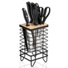LINFIDITE Knife Block Holder Universal Kitchen Knife Organizer Storage Stand