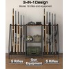 Mondazie Double-Side Gun Rack Stand, Vertical Rifle Display Holder with