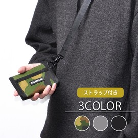 Goods Land GD-HIMOWLT-ME 3 Color Small Wallet, Mini Wallet, Strap, Card Case, Kids, Boys, Neck Hanging