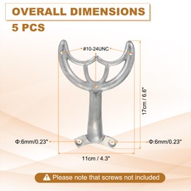 PATIKIL Ceiling Fan Blades Arms Replacement, 5 Pcs 52" Fan Blade Replacement Parts Mounting Bracket Kit for Replacing the Worn Fan Blades, Iron