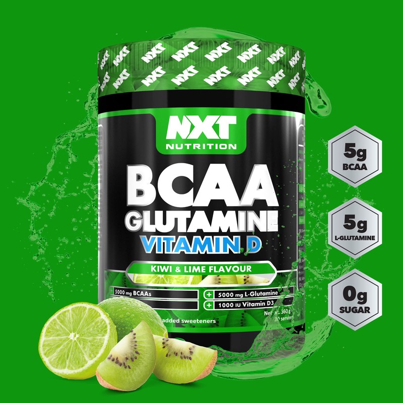 NXT Nutrition BCAA, Glutamine & Vitamin D | BCAAs Amino