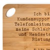 Mr. & Mrs. Panda Bambus - Schneidebrett Spruch Kundensupporterin Heldin