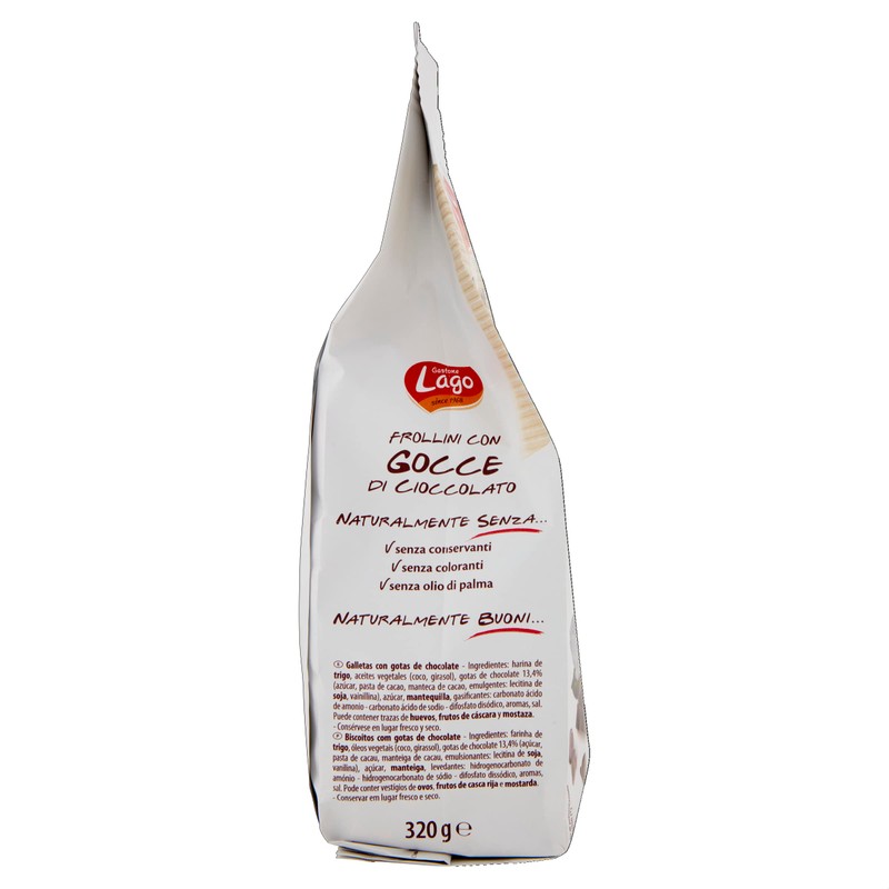 Lago 1968, Frollini con Cacao e Nocciole 320g, Biscotti Frollini
