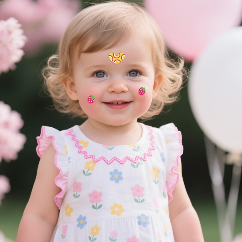 20 Sheets of 3D Stickers for Kids & Toddlers, Multiple