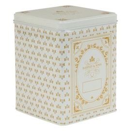 Harney & Sons Hinged Storage Canister - Capacity: 50 Sachets or 1 Lb. of Loose Tea, Color: Black