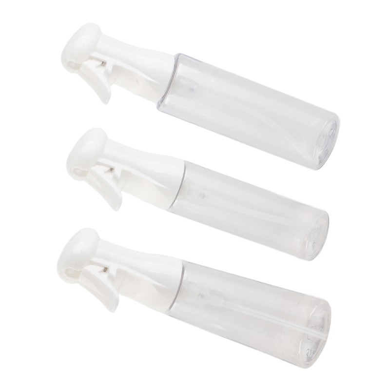 3pcs Fine Mist Spray Bottle Refillable Uniform Spraying Ergonomic Design