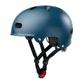 Cratoni Unisex Youth C-Mate Helmet, Matte Blue, S