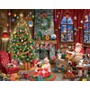 White Mountain Puzzles Opening Presents, 1000 Pieces Jigsaw Puzzle