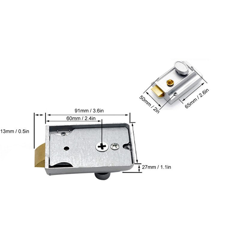 Tbest Combination Lock, Digital Code Key Push Button Pad Oude