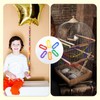 JIALEEY 100PCS Plastic Chain Links, Children's Learning Toy, Mix Color