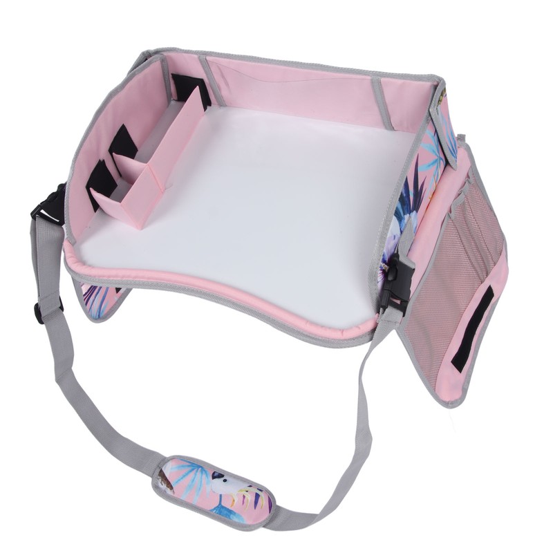 Kids Travel Tray Erasable Drawing Board Organization Pockets Activity Essentials