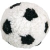 Dog Life Berber Soft Fleece Squeaky Football Dog Toy, 12