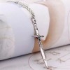 Unbranded Stab sword Sting Silver Sword Pendant Necklace Antique Retro
