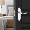 XFORT Tubular Latch, Polished Chrome, Tubular Door Latch for Internal