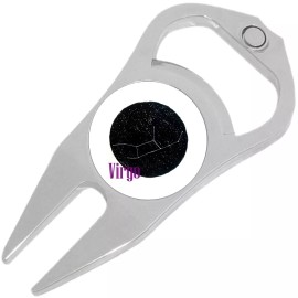 NewCharms Virgo Stars Constellation Golf Ball Marker Divot Repair Tool Bottle Opener
