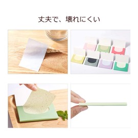 Oil Blotting Paper Natural Plant Makeup Oil Control Paper 5 Pack Set (100 Sheets x 5 Books) Portable Makeup for Men and Women (Mixed Scent)