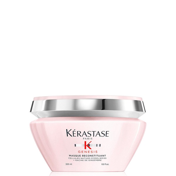 Kérastase Strengthening Hair Mask for Brittle and Damaged Hair, Restorative and Effective Against Hair Loss, Masque Reconstituant, Genesis, 200 ml