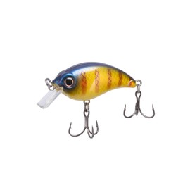 Bill Lewis ATV Squarebill Crankbait Fishing Lifelike Freshwater & Saltwater Lure 1.0 with Mustad Triple Grip Hooks, Bluegill