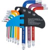 BGS 74466 Allen Key Set, Multicoloured, Short, T-Profile (for Torx)